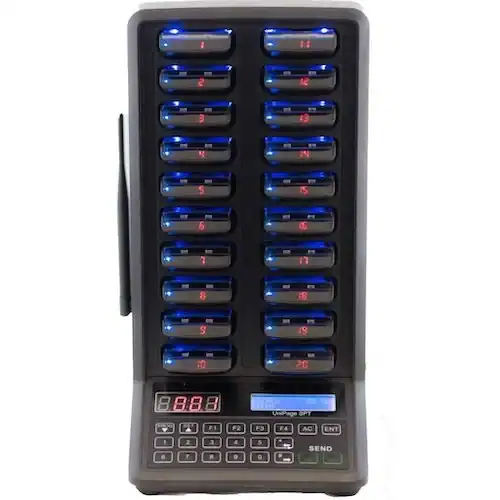 Key management device with multiple programmable keys and digital keypad.