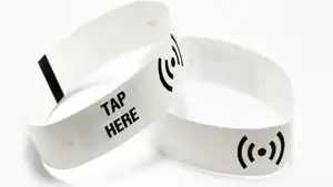 20. tap here RFID wristbands for event access and cashless payments.