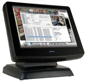 High-tech point of sale touchscreen monitor used in retail environments.
